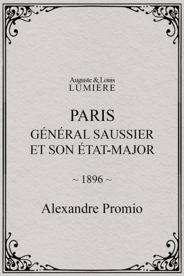 Paris : général Saussier et son état-major