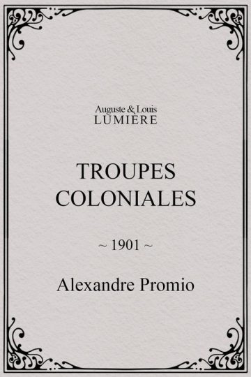 Troupes coloniales