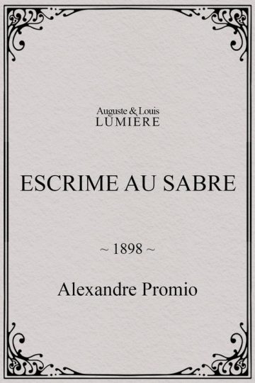 Escrime au sabre